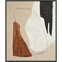 sandy abstract neutral wall art   