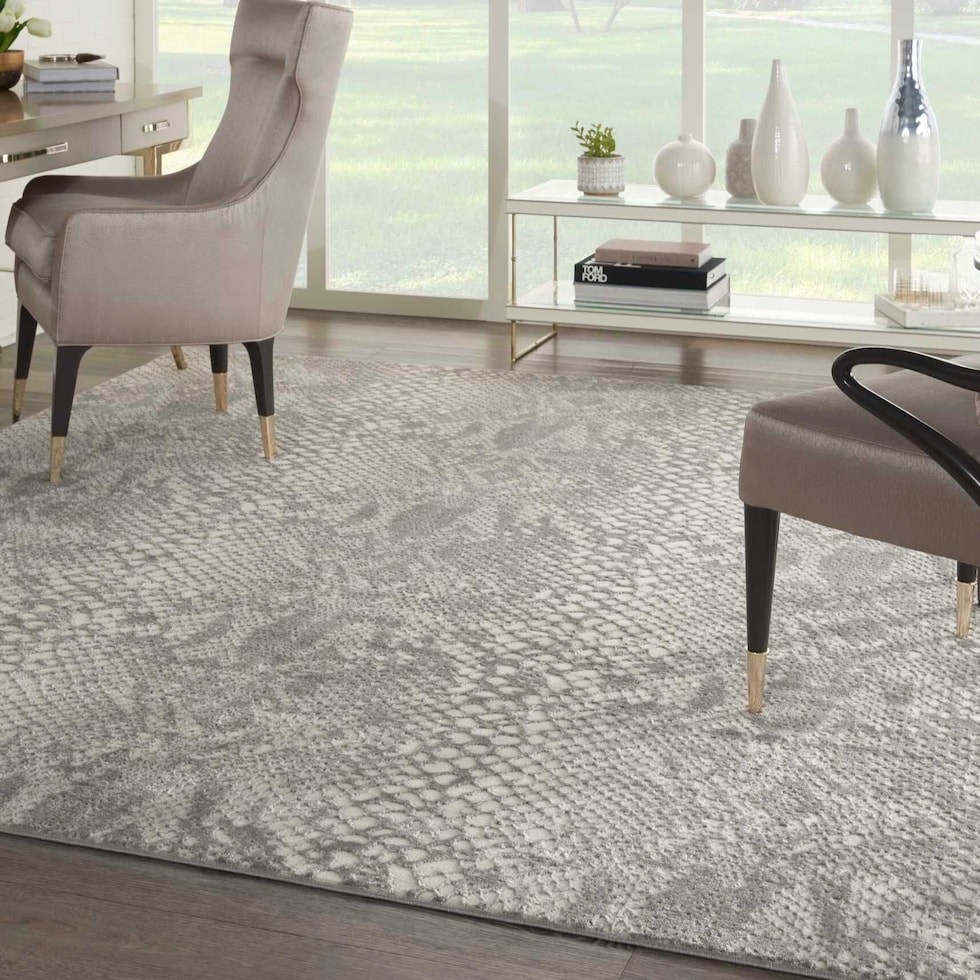 sansa ivory gray area rug  x    