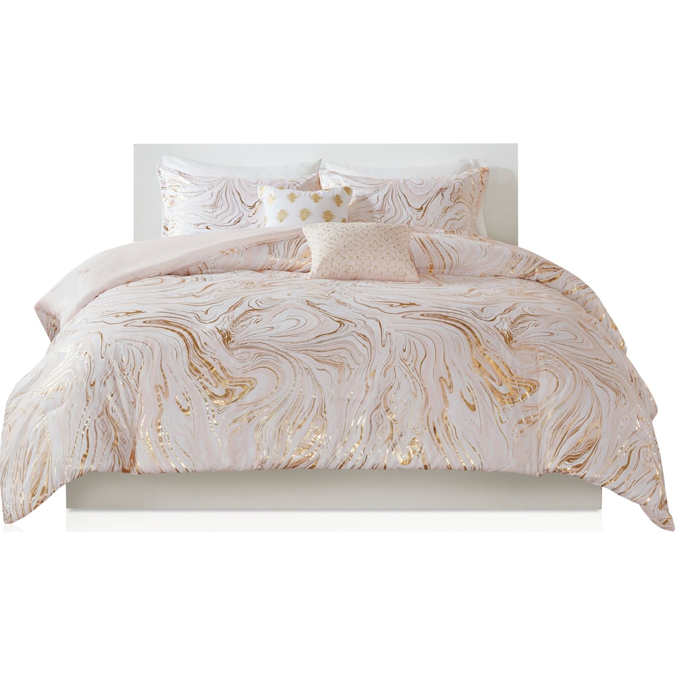 sansa pink twin bedding set   