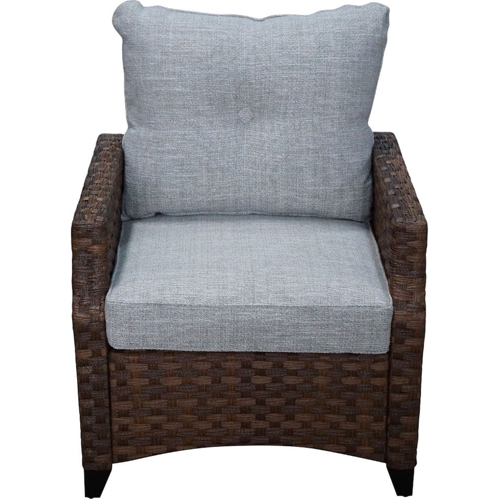 santa cruz dark brown outdoor sofa set   