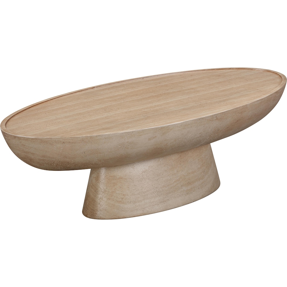 santa fe light brown coffee table   