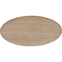 santa fe light brown coffee table   