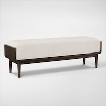 santa monica bedroom dark brown bench web   