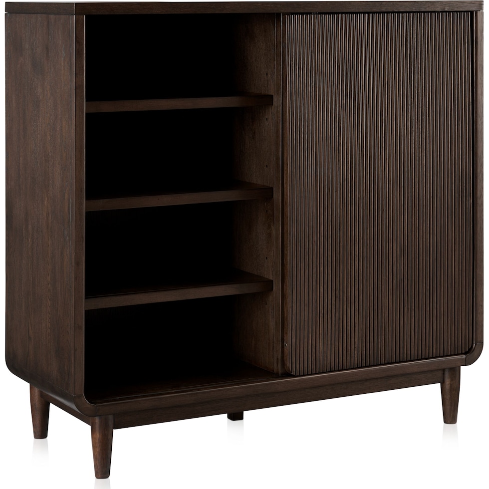 santa monica bedroom dark brown door chest   