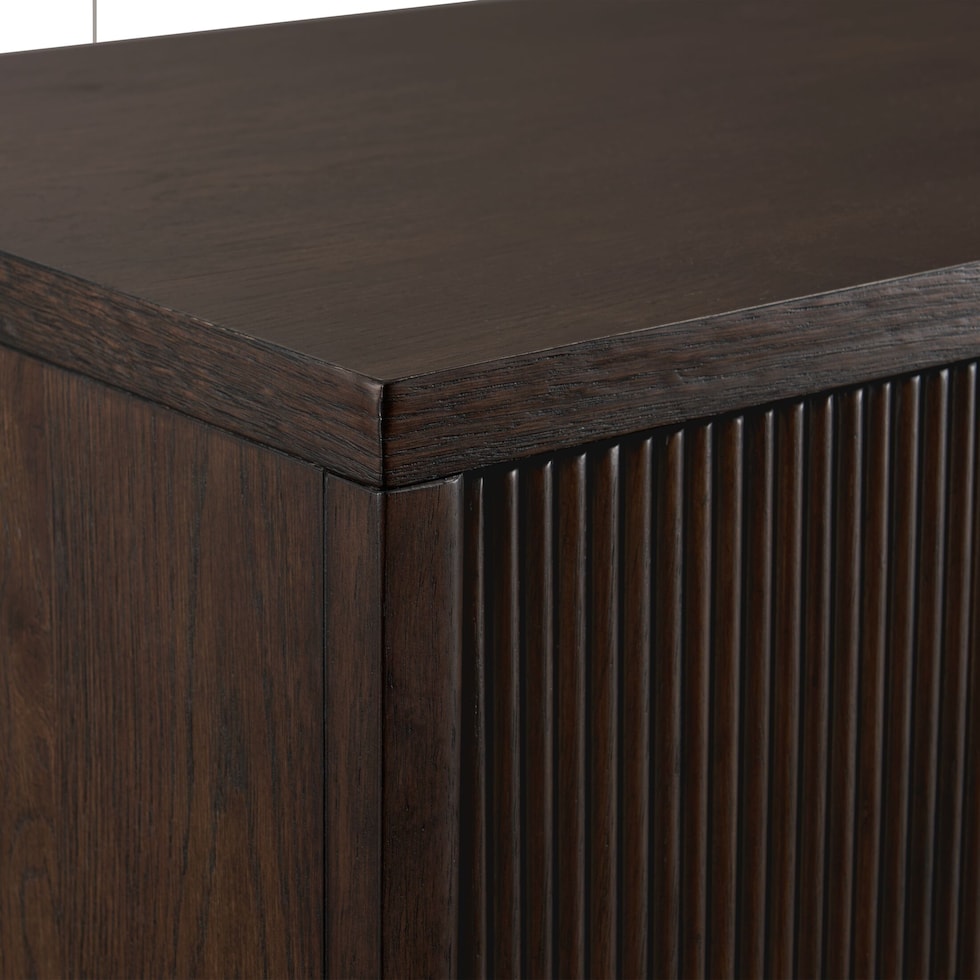 santa monica bedroom dark brown door chest   