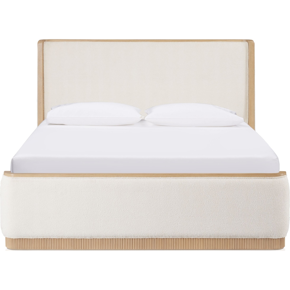 santa monica bedroom light brown  pc king bedroom   