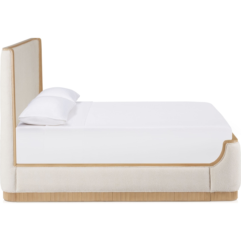 santa monica bedroom light brown  pc king bedroom   