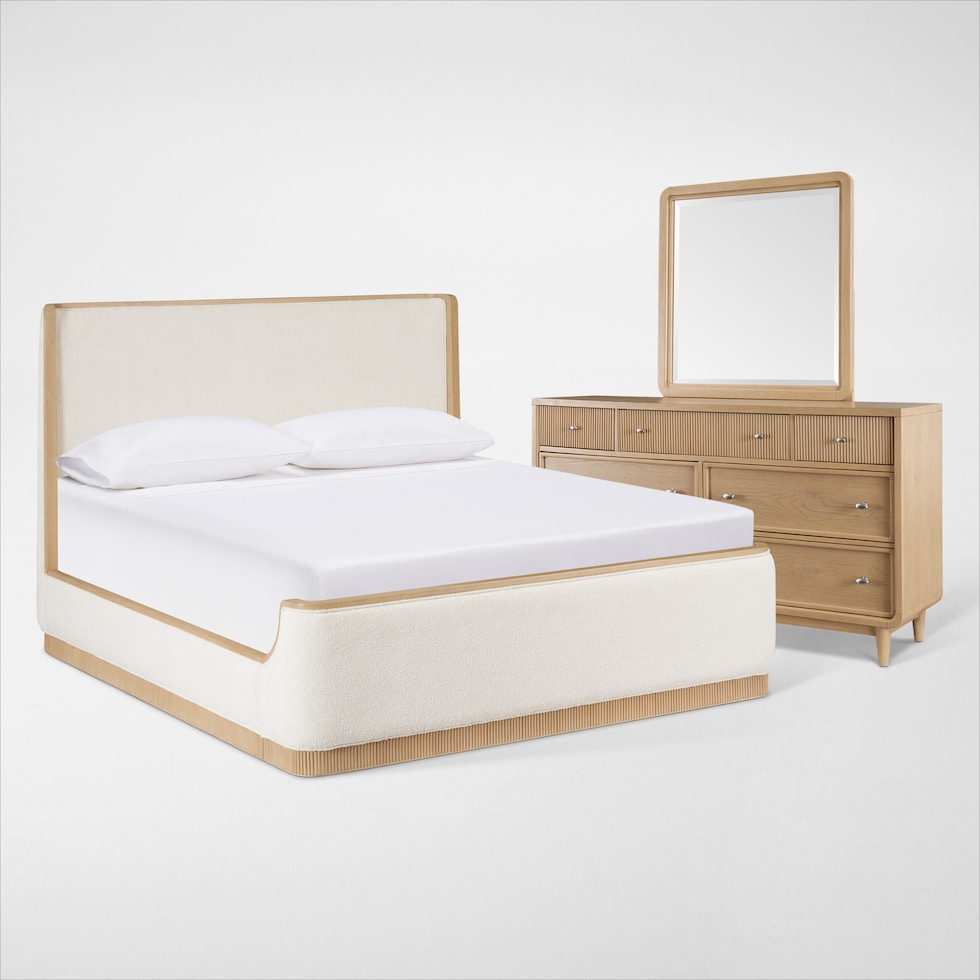 santa monica bedroom light brown  pc king bedroom web   