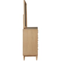 santa monica bedroom light brown  pc king bedroom   
