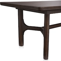 santa monica dining dark brown  pc dining room   