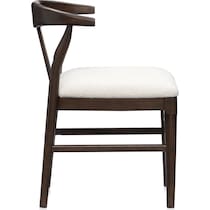 santa monica dining dark brown dining chair   