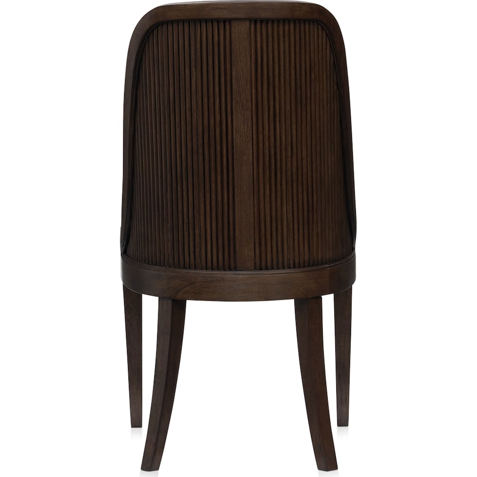 santa monica dining dark brown dining chair   