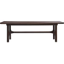 santa monica dining dark brown dining table   