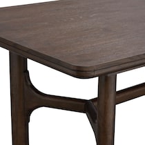 santa monica dining dark brown dining table   