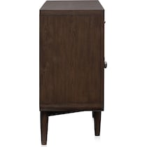 santa monica dining dark brown server   