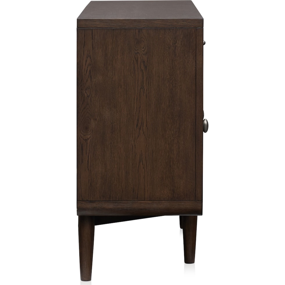 santa monica dining dark brown server   
