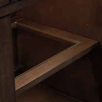 santa monica dining dark brown server   