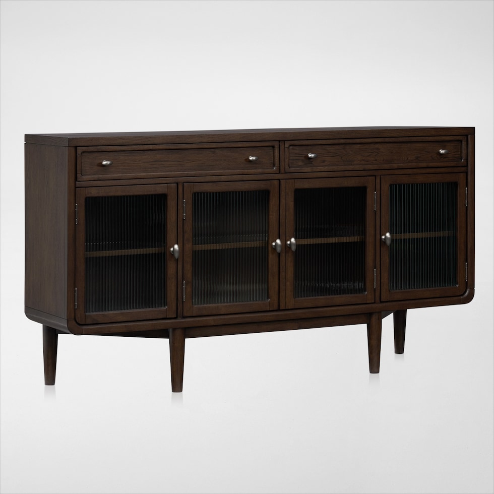 santa monica dining dark brown server web   