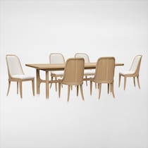 santa monica dining light brown  pc dining room web   