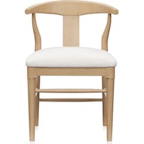 santa monica dining light brown dining chair   