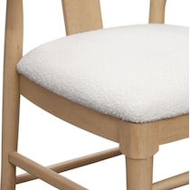 santa monica dining light brown dining chair   