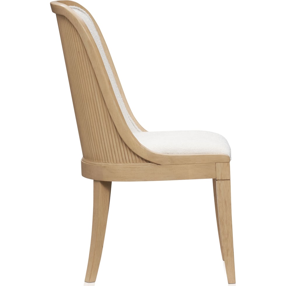 santa monica dining light brown dining chair   