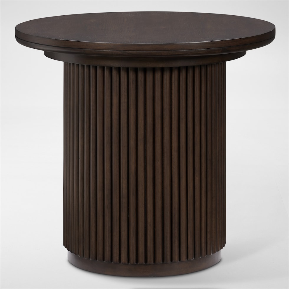 santa monica occasional dark brown end table web   