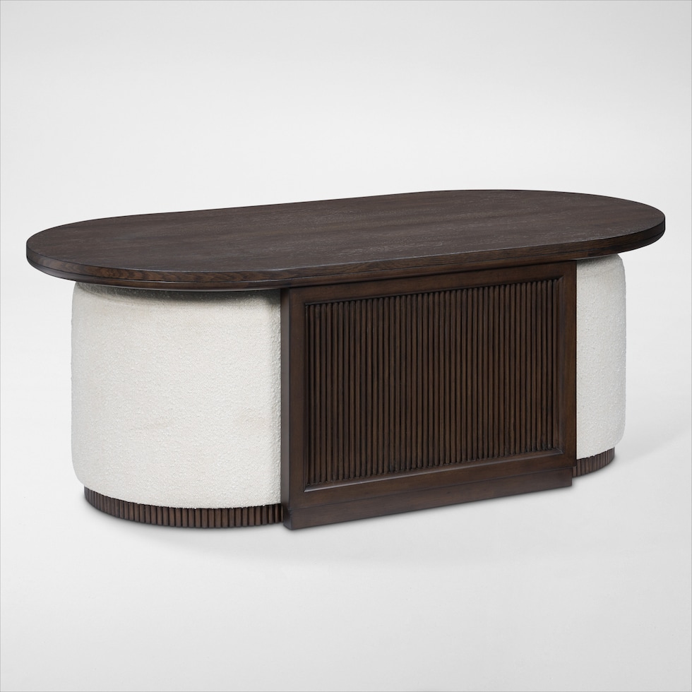 santa monica occasional dark brown nesting coffee table web   