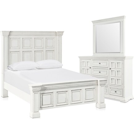 Santa Rosa 5-Piece King Bedroom Set with Dresser and Mirror