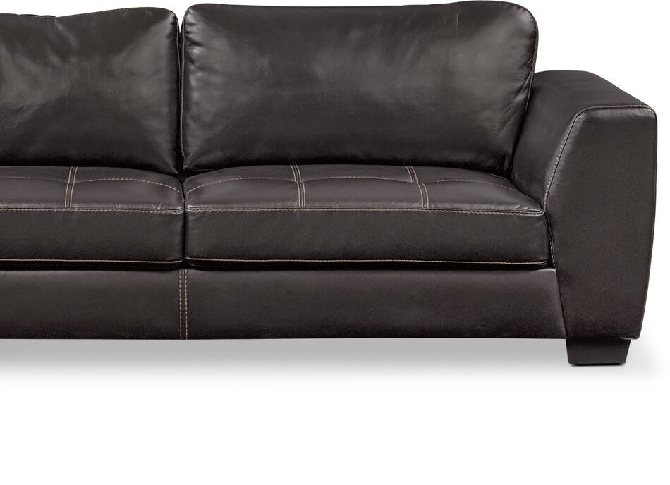 Santana 2Piece Sectional with Chaise and Ottoman American Signature