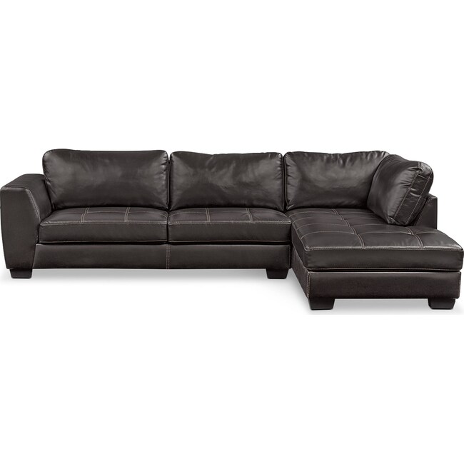 Living Room Furniture - Santana 2-Piece Sectional with Chaise