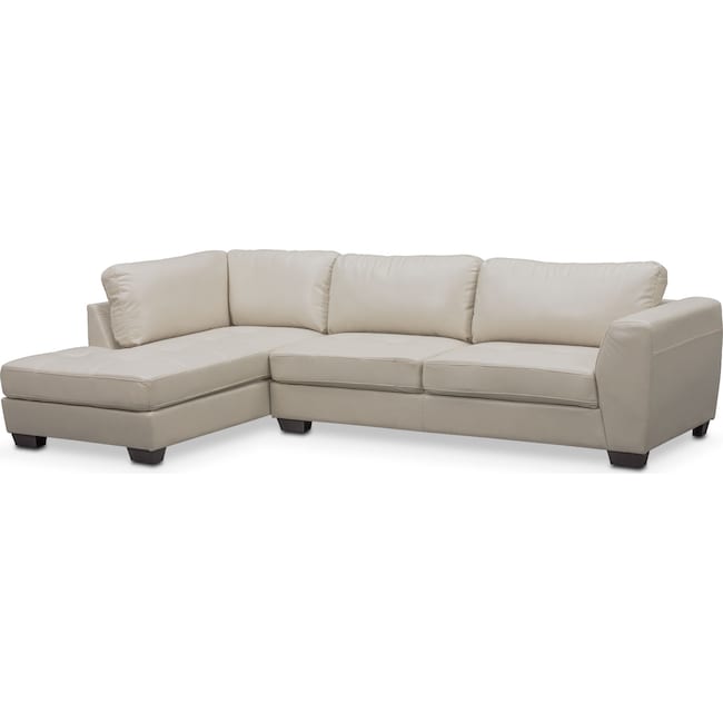 Living Room Furniture - Santana 2-Piece Sectional with Chaise