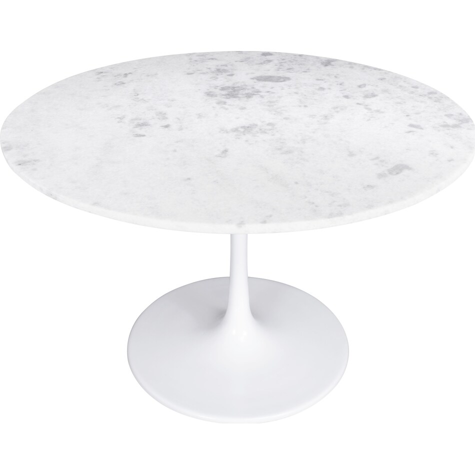 santara white dining table   