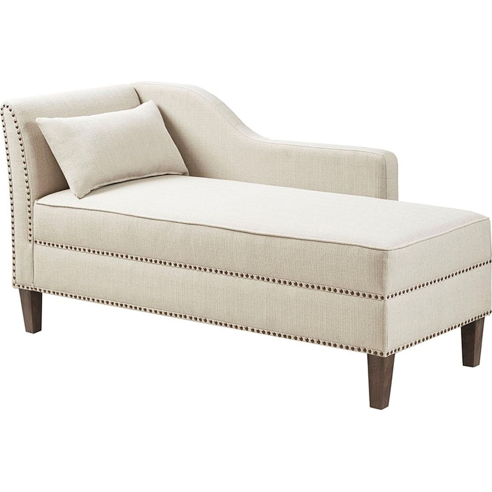 sanya white chaise   