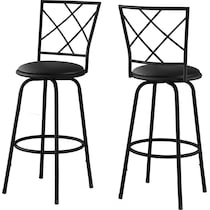 sara black bar stool   