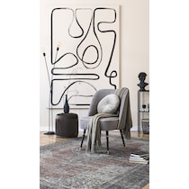 sarafina multicolor area rug  x    