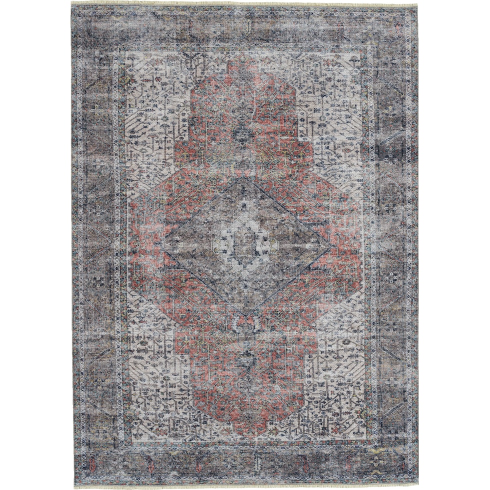 sarafina multicolor area rug  x    