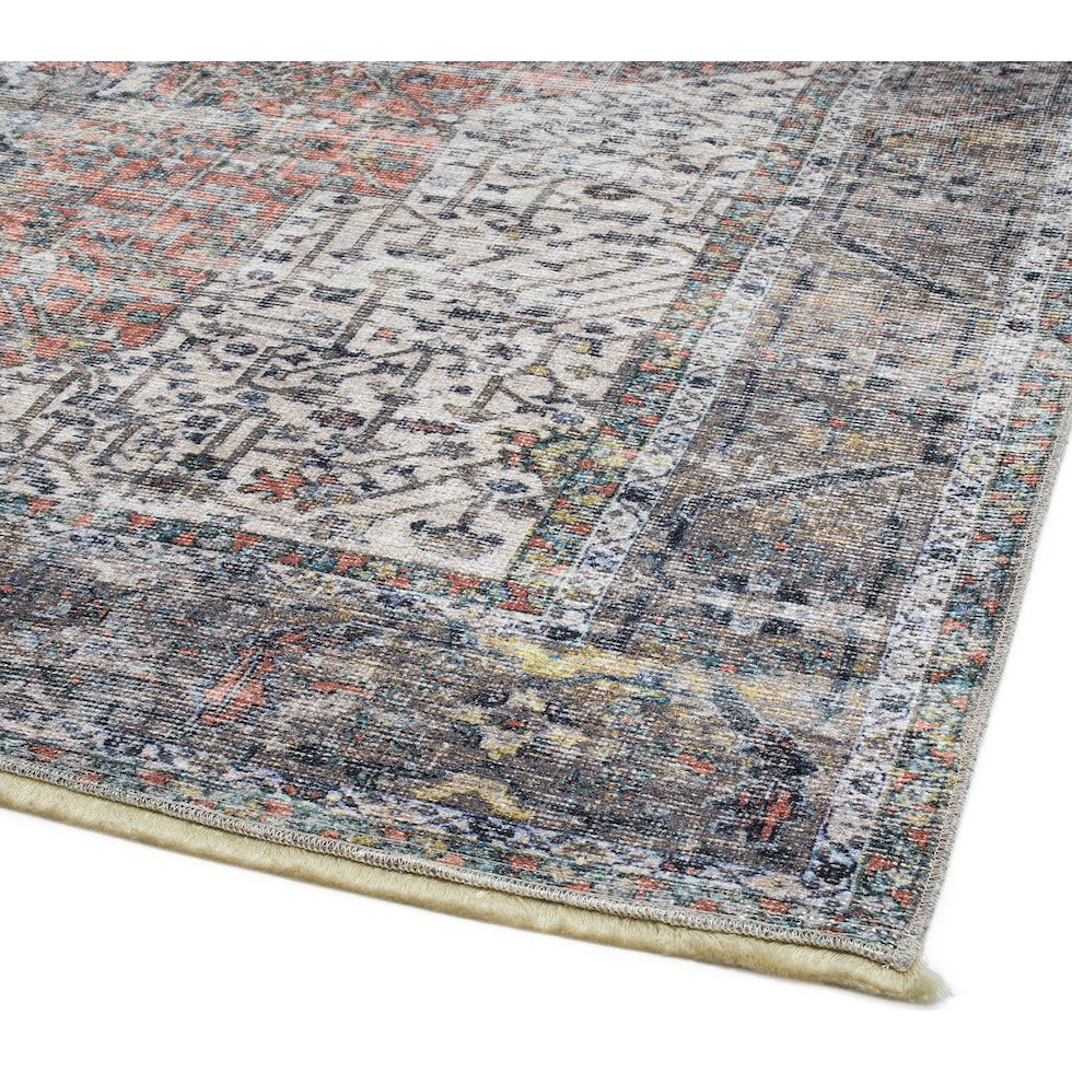 sarafina multicolor area rug  x    