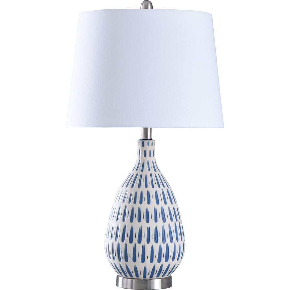 sarangerel blue table lamp   