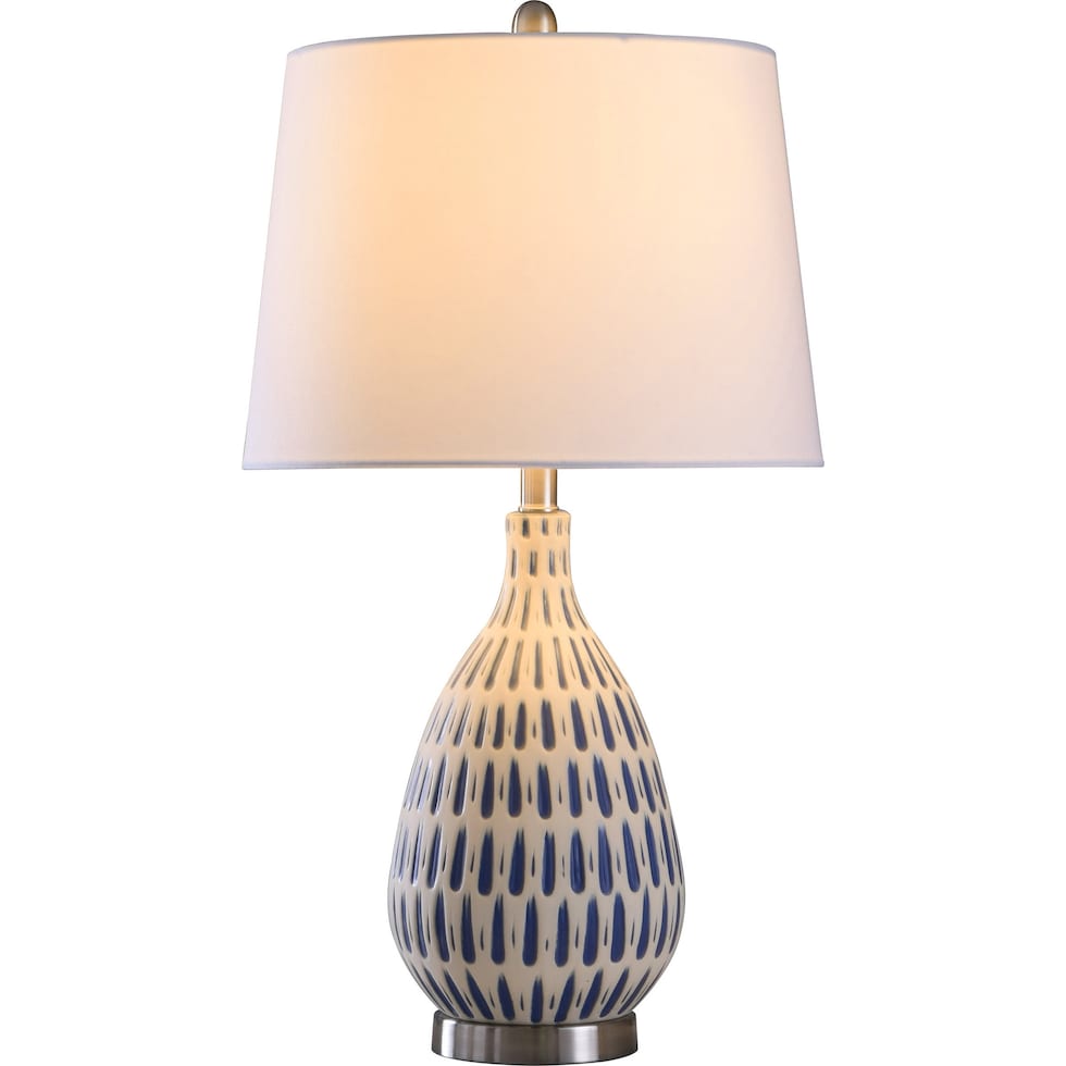 sarangerel blue table lamp   