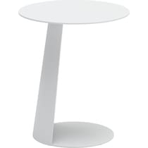 sarasota white accent table   