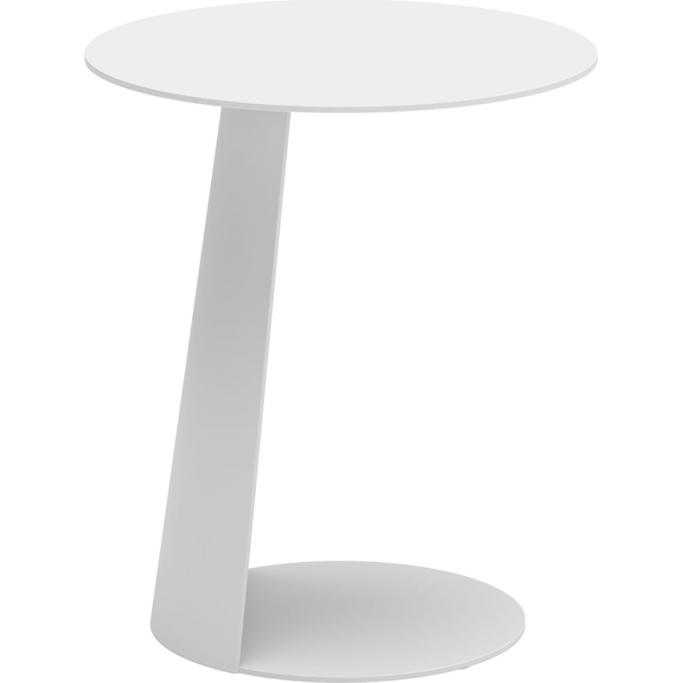 sarasota white accent table   