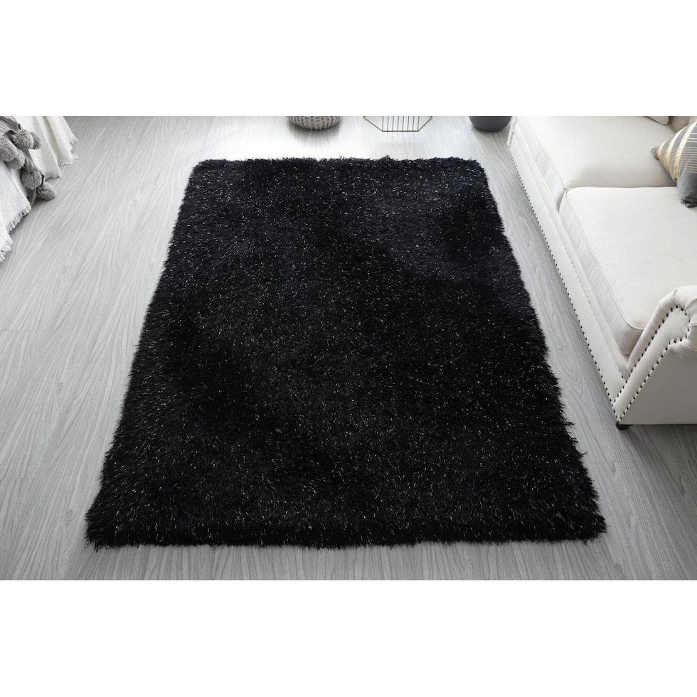 sarezzo black area rug  x    