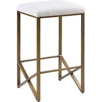 sartorius white counter height stool   