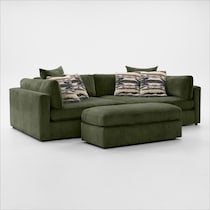 sasha green sectional   