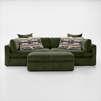sasha green sectional   