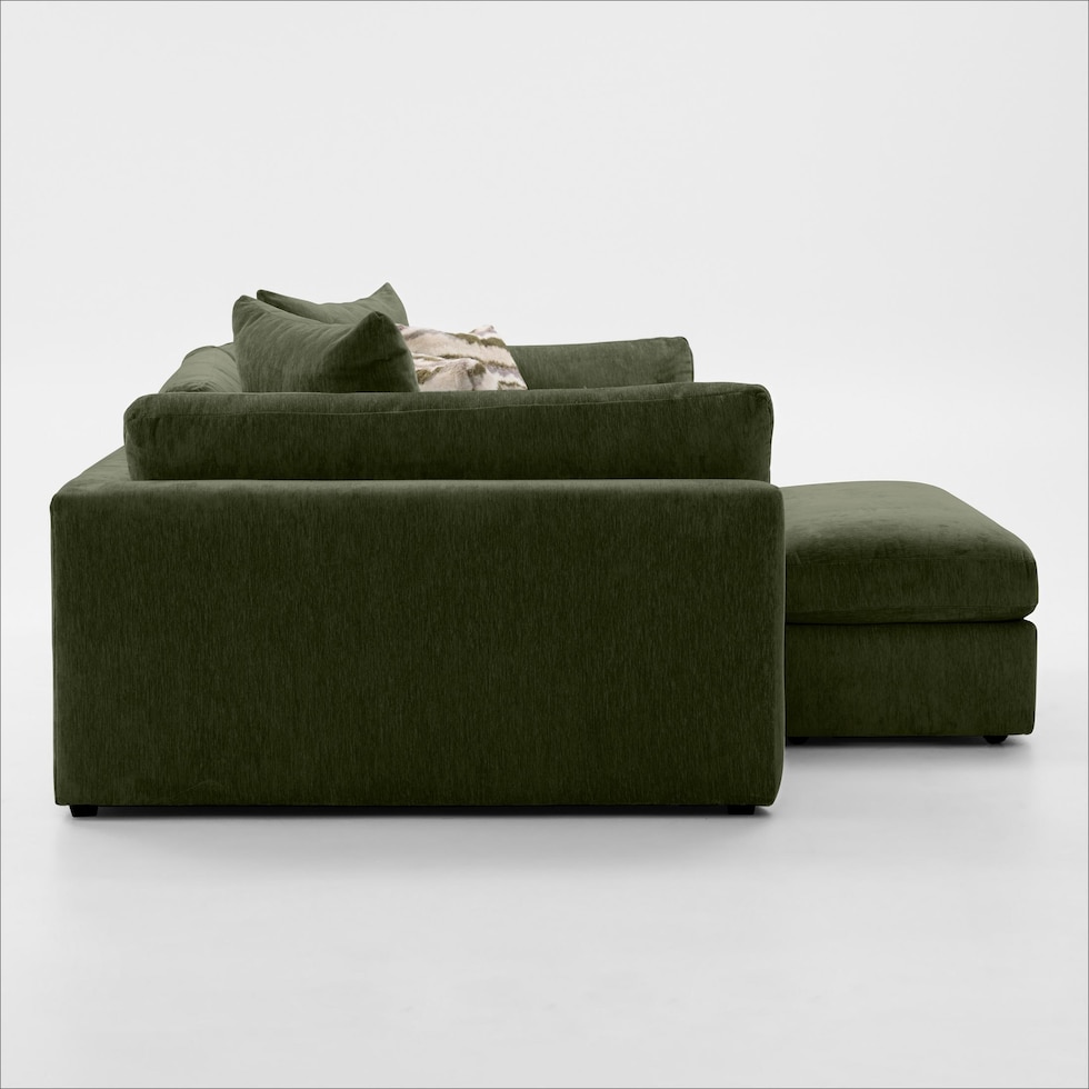 sasha green sectional   