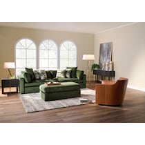 sasha green sectional   