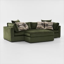 sasha green sectional   