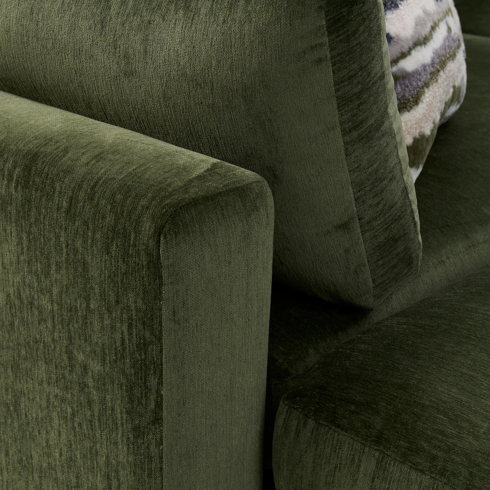 sasha green sectional   